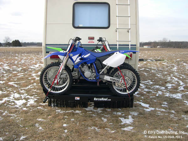 Double Motorcycle Carrier with Ramp