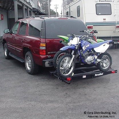 Double Motorcycle Carrier with Ramp