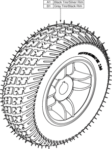 Go-Go Rear Wheel Assembly