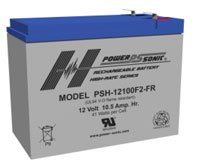 PowerSonic 12V 10.5AH Battery