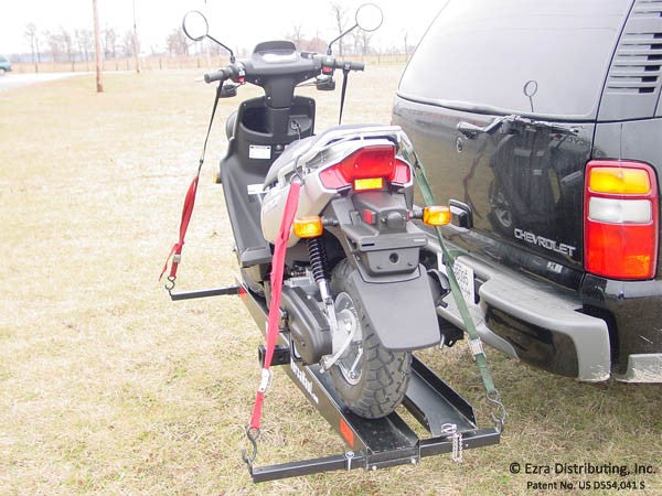 Single Motorcycle Carrier with Ramp