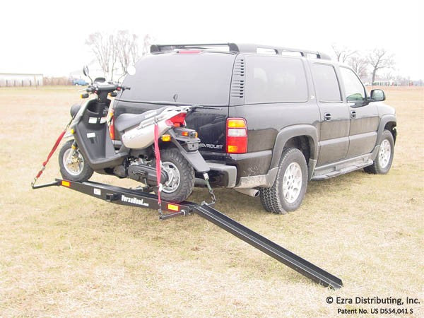 Single Motorcycle Carrier with Ramp