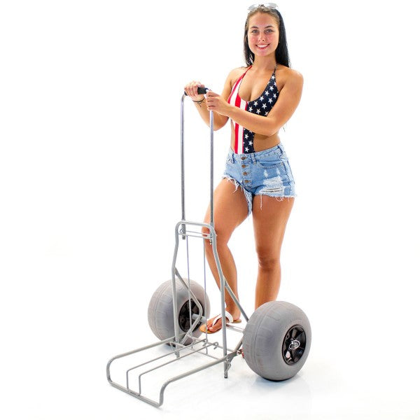 Challenger Mobility Folding Beach Cart with Large Balloon Wheels