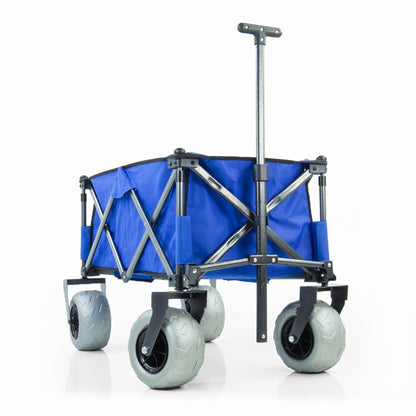 Folding Beach Wagon with Balloon Tires