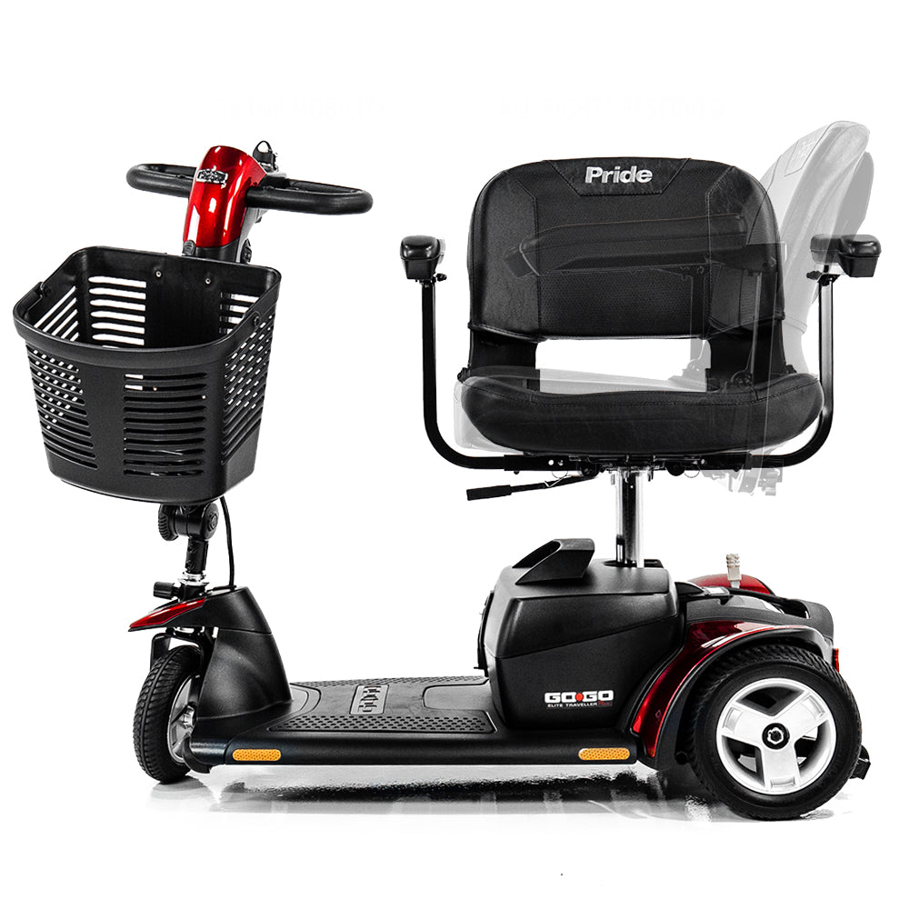 Go-Go Elite Traveller Plus 3 Wheel Travel Scooter