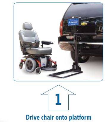 Harmar AL580 Next Generation Power Wheelchair Vehicle Lift