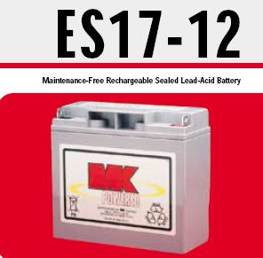 MK Battery M17 Sealed AGM Battery