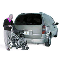 Harmar AL003 Tilt-N-Tote Manual Wheelchair Lift