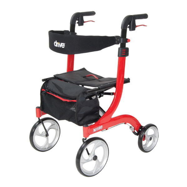 Drive Nitro - RTL10266- Tall Aluminum 4-Wheel Rollator