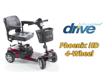 Phoenix HD 4 Wheel Heavy Duty Travel Scooter