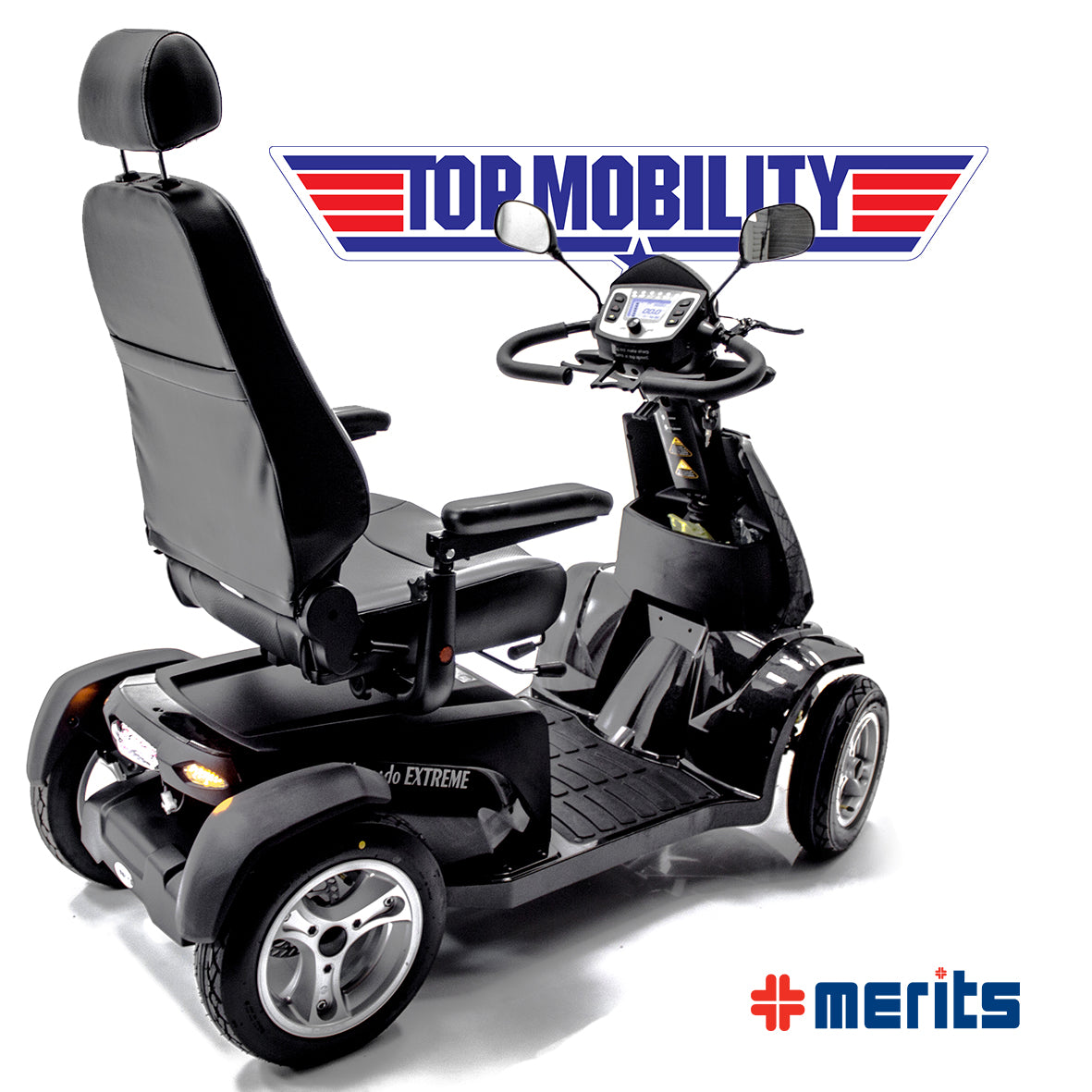 Merits® Silverado Extreme-S941L-4-Wheel Heavy Duty Mobility Scooter