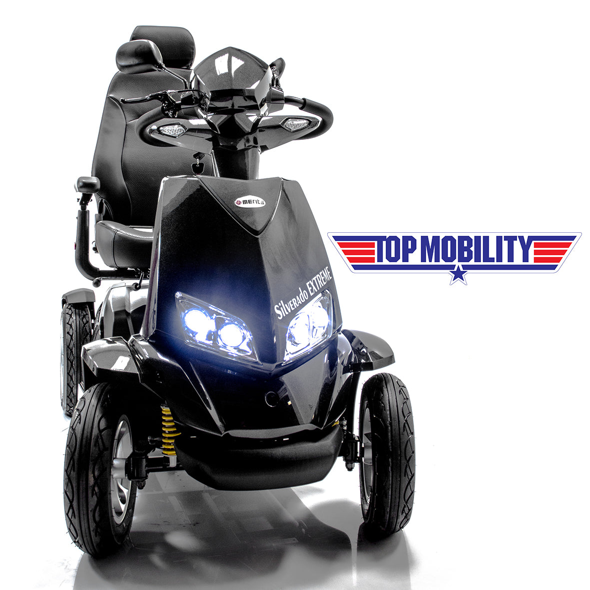 Merits® Silverado Extreme-S941L-4-Wheel Heavy Duty Mobility Scooter