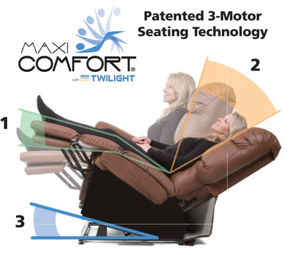 Golden Cloud PR-515 with MaxiComfort and Twilight Power Lift Chair Recliner